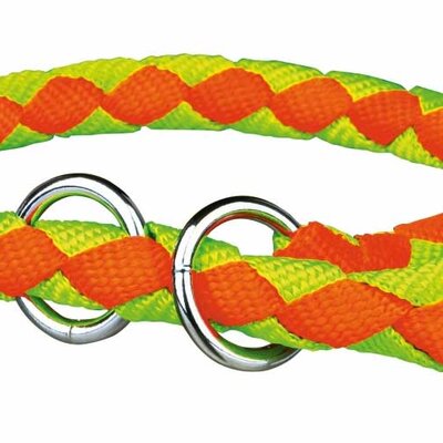 Ogrlica - davilica za pse Cavo orange-green S-M Trixie 14377