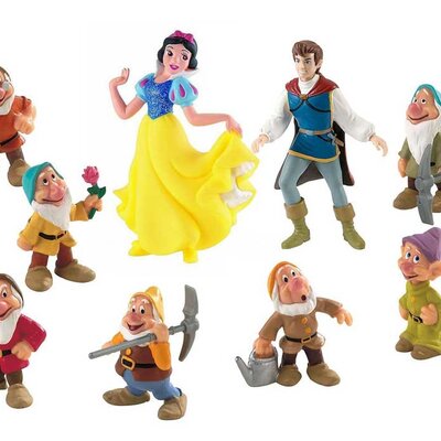 Bullyland Disney Figurice Snežana i sedam patuljaka - Deluks set