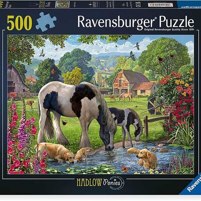 Puzzle slagalica 500 delova Hadlou poni Engleska Ravensburger 12001570