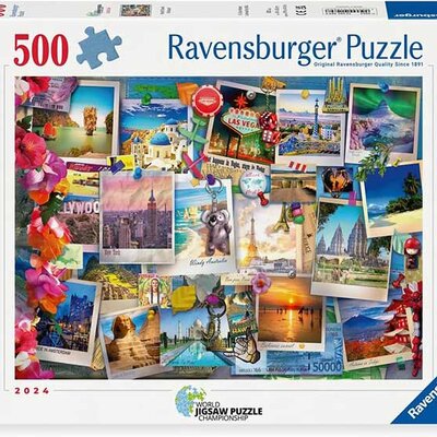 Puzzle slagalica 500 delova Razglednice Ravensburger 12001489