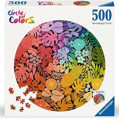 Puzzle 500 delova Circle of colors Tropical Ravensburger 12000821