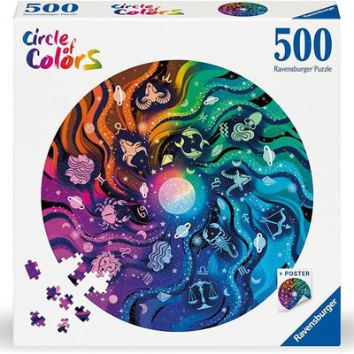 Puzzle 500 delova Circle of colors Astrologija Ravensburger 12000819