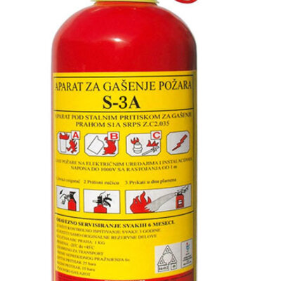 Protivpožarni aparat Autopractic S-3A 3kg