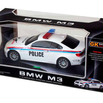 Automobil sa daljinskim upravljanjem BMW M3 Police 1:18 GK1803P
