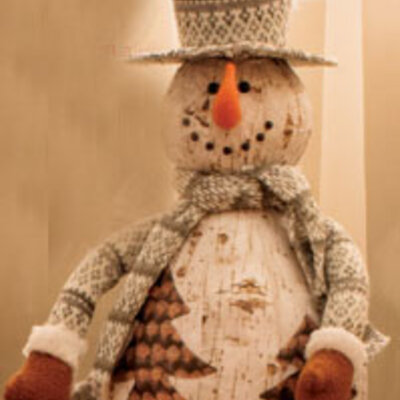 Novogodišnja Dekoracija Sneško Figura