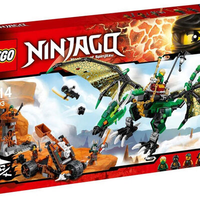 LEGO® NINJAGO kocke Green NRG Dragon LE70593