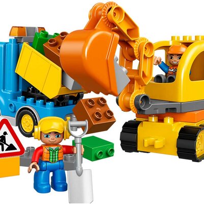 LEGO® DUPLO® Kockice Kamion i bager guseničar LE10812