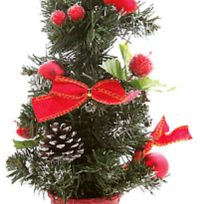 Ukrašena Jelka u Saksiji - 50 cm