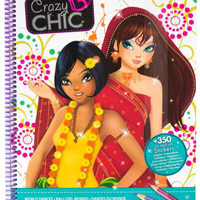 Clementoni Crazy Chic Kreativni blok sa stikerima Ples CL15983