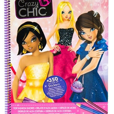 Clementoni Crazy Chic Kreativni blok sa stikerima Alta Moda CL15987