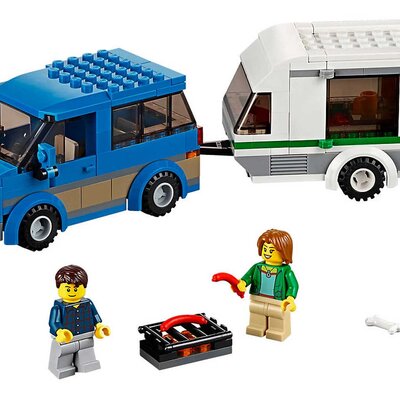 LEGO® City kockice Moćna vozila - Kombi s kamp prikolicom 60117