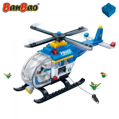 BanBao kocke Policijski helikopter 7008