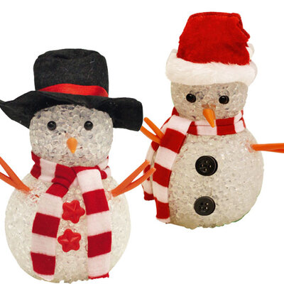 Svetleći Sneško Belić sa multikolor LED diodom 2 kom