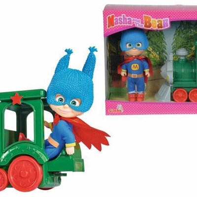 Simba Maša i Medved Maša sa vozićem SB2119