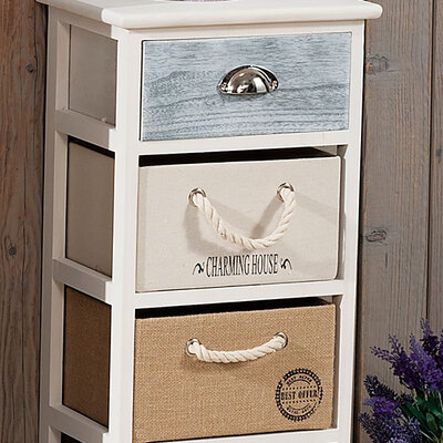 Shabby Chic Komoda Sa 4 Fioke Jolly Casa