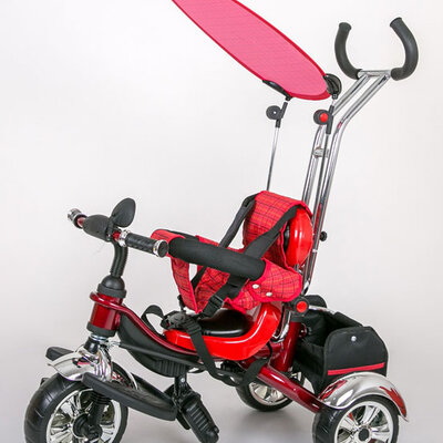 Dečiji tricikl Guralica sa tendom 05 crveni KR01