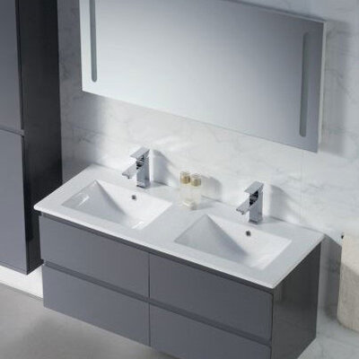 Set nameštaja za kupatilo Modena 1200 Tamno siva