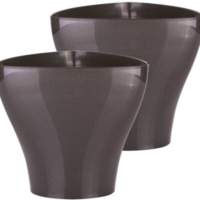 Ukrasne Saksije Hydria 15 Crna 2 komada