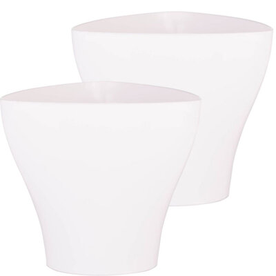 Ukrasne Saksije Hydria 15 Bela 2 komada