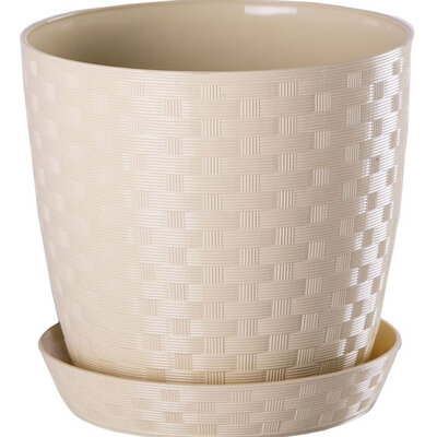 Saksija Stars ratan 25 krem