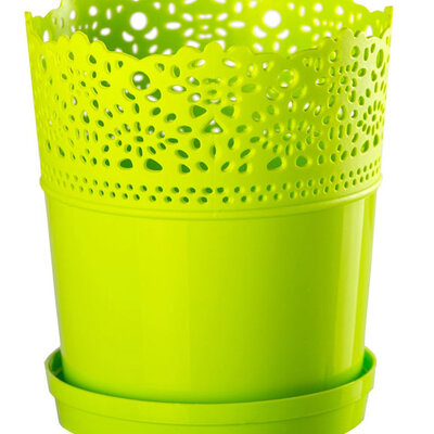 Saksija Dentelle 16 svetlo zelena