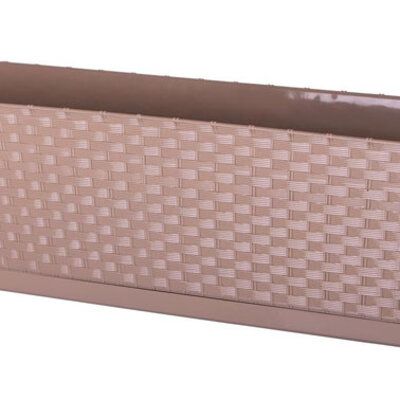 Žardinjera ratan bež