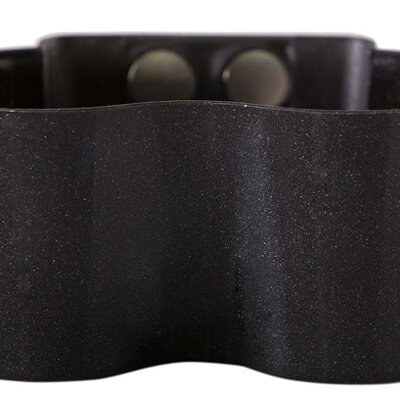 Saksija sa magnetom za malo cveće Magnetika Twin crna