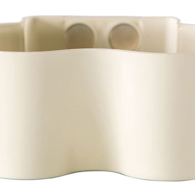 Saksija sa magnetom za malo cveće Magnetika Twin krem