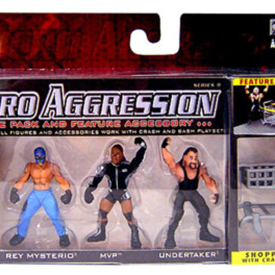Kečeri - <i>Micro Aggression Set</i> Rey Mysterio, MVP i Undertaker JP92220