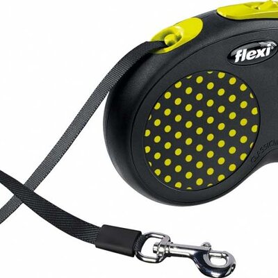 Fleksi Povodac sa trakom S Yellow Trixie Design 12197