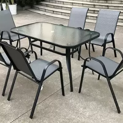 Baštenska Garnitura Sto i 6 Stolica Burano