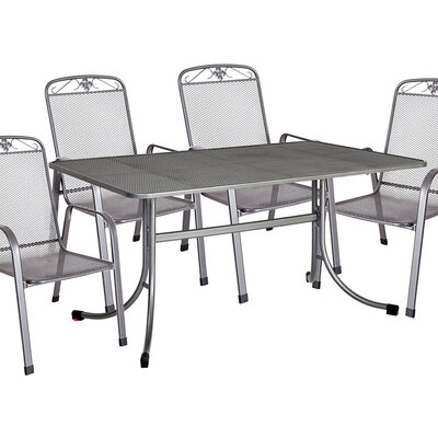 MWH Baštenska Garnitura Savoy - 4 Stolice i Sto