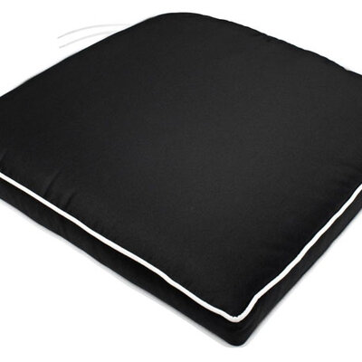 Jastuk za baštensku stolicu Sevio crna