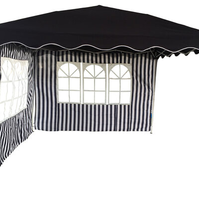 Sklopiva Tenda Paviljon 3 x 3 m Sa Dve Bočne Strane
