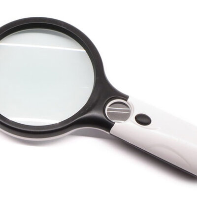 Lupa 2,5x i 4,5x sa LED osvetljenjem 6903