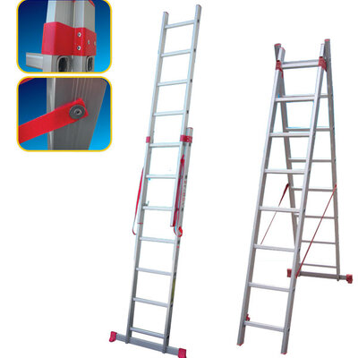 Dvodelne aluminijumske merdevine 2x9