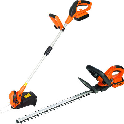 Villager Aku Garden Set Trimer za živu ogradu VCHT 18-15 i Trimer za travu VCGT 18-15