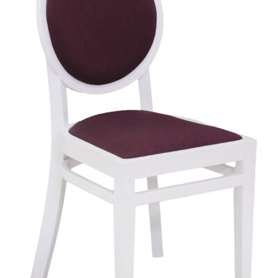 Trpezarijska stolica G502 986-149 bela bordo