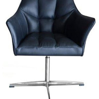 Klub Fotelja B2088 sa točkićima crna