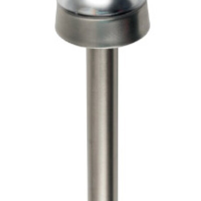 Baštenska solarna lampa metal-plastika