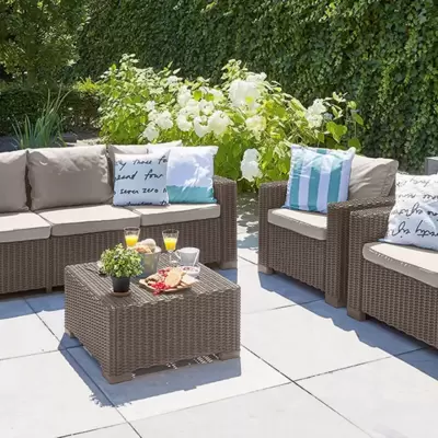 Velika Baštenska Garnitura Curver California Kapućino