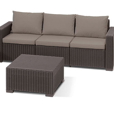 Curver Baštenski Nameštaj California Brown