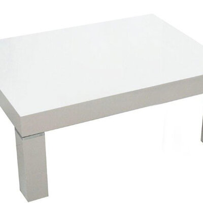 Klub sto M20 90x60 beli visoki sjaj