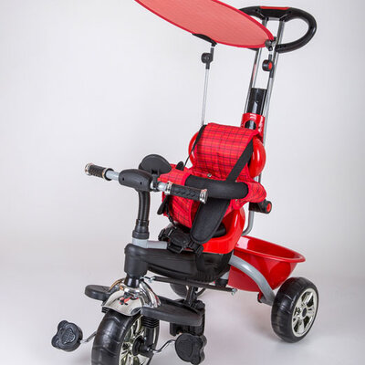 Dečiji tricikl sa tendom 02 crveni KR02