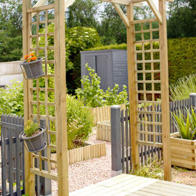 Drvena Pergola - Luk Za Puzavice Forest Style Luna