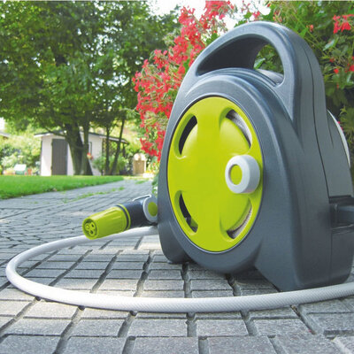 Prenosna Motalica Sa Crevom Za Zalivanje Aqua Bag Green