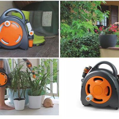 Motalica Sa Crevom Za Zalivanje Prenosna Aqua Bag Orange