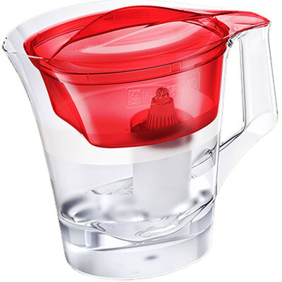 Bokal sa filterom za prečišćavanje vode Barrier Twist crvena