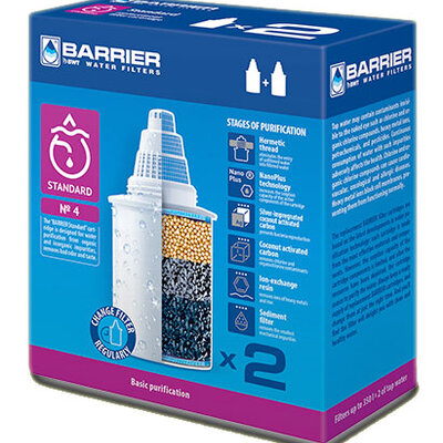 Barrier Standard Dve filter patrone za prečišćavanje vode u bokalu 2P4