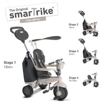 SMART TRIKE Tricikl 4u1 VOYAGE Grey 1950100